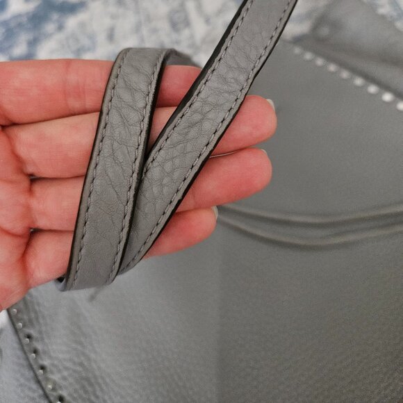 Rebecca Minkoff Grey Leather Tote Bag - Picture 6 of 10